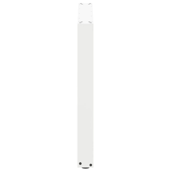 Picioare de masă în formă de U, 2 buc., alb, 80x(72-73) cm, oțel WALTI