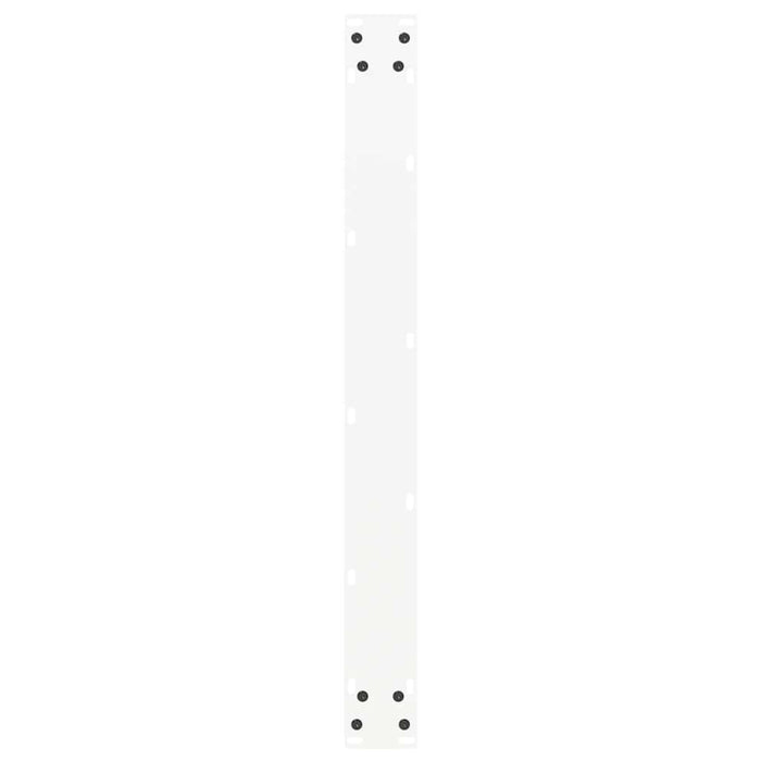 Picioare de masă în formă de U, 2 buc., alb, 80x(72-73) cm, oțel WALTI