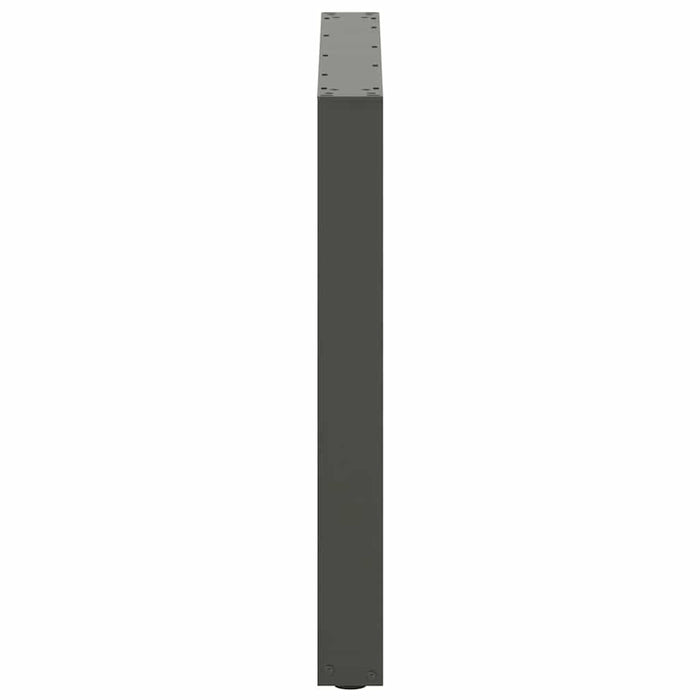 Picioare de masă în formă de U, 2 buc., antracit, 80x(72-73) cm, oțel WALTI