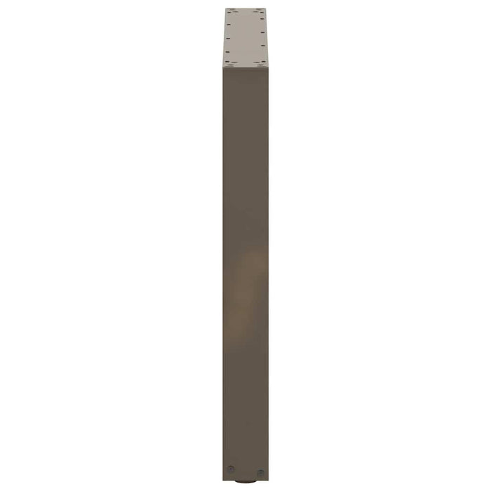 Picioare de masă în formă de U, 2 buc., oțel natural, 80x(72-73) cm WALTI