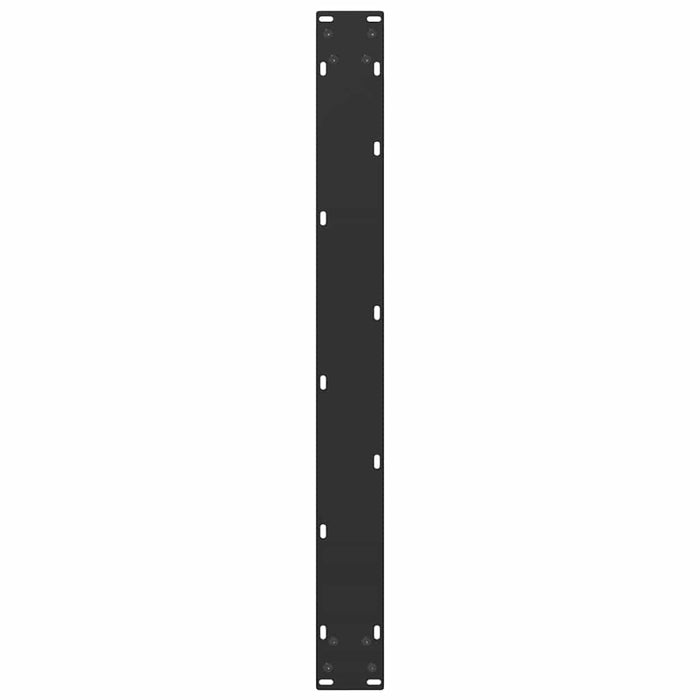 Picioare de masă în formă de U, 2 buc., negru, 90x(72-73) cm, oțel - WALTI WALTI