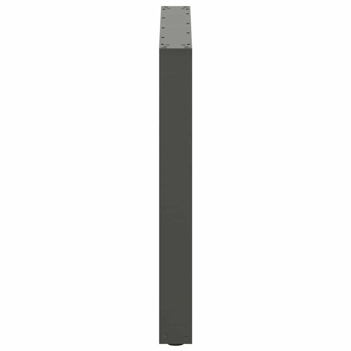 Picioare de masă în formă de U, 2 buc., antracit, 90x(72-73) cm, oțel WALTI