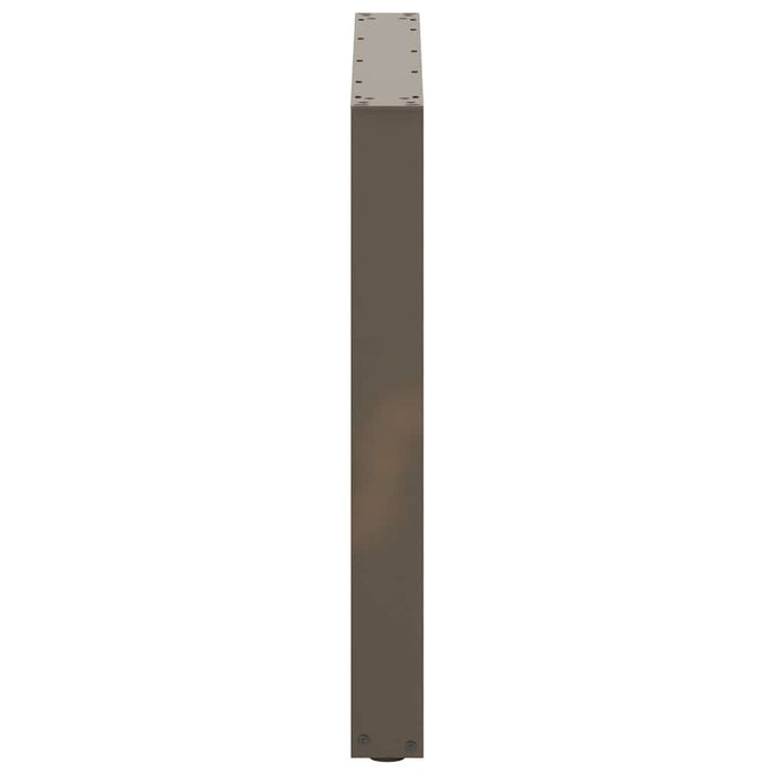 Picioare de masă în formă de U, 2 buc., oțel natural, 90x(72-73) cm WALTI