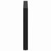 Picioare de masă în formă de U, 2 buc., negru, 100x(72-73) cm, oțel - WALTI WALTI