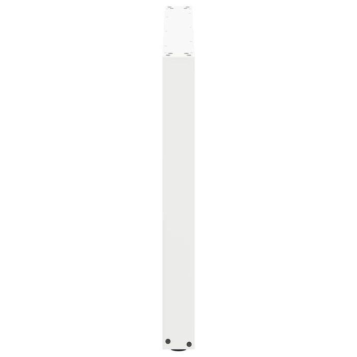 Picioare de masă în formă de U, 2 buc., alb, 100 x (72-73) cm, oțel WALTI