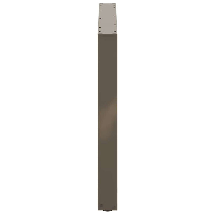 Picioare de masă în formă de U, 2 buc., oțel natural, 100 x (72-73) cm WALTI