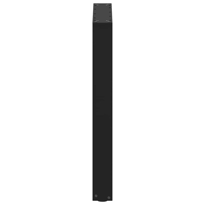 Picioare de masă în formă de U, 3 buc., negru, 70x(72-73) cm, oțel WALTI