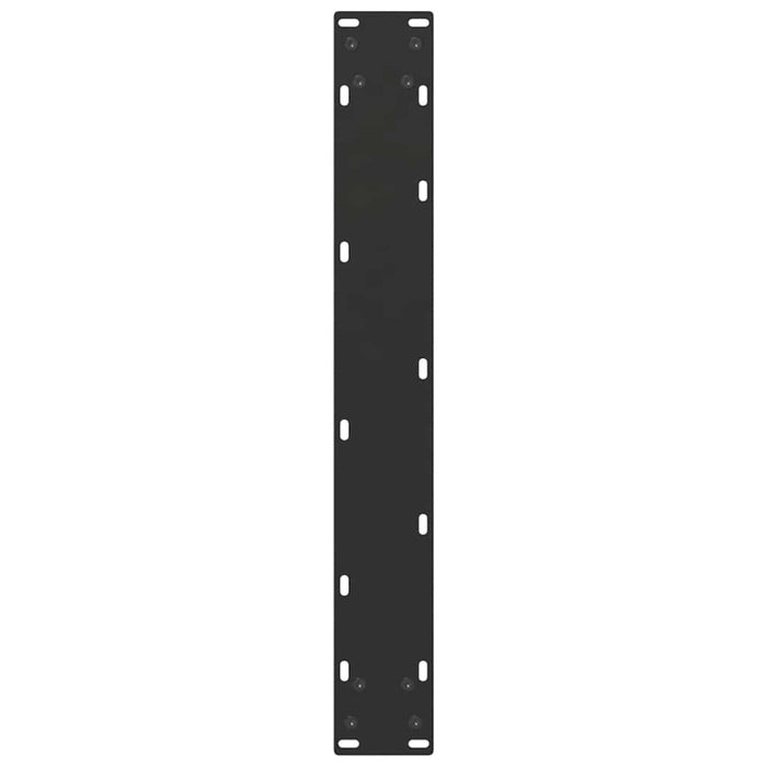 Picioare de masă în formă de U, 3 buc., negru, 70x(72-73) cm, oțel WALTI