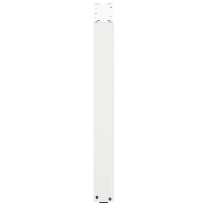 Picioare de masă în formă de U, 3 buc., alb, 70x(72-73) cm, oțel - WALTI WALTI