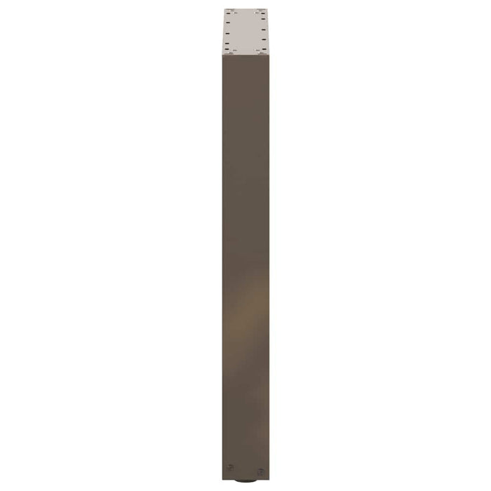 Picioare de masă în formă de U, 3 buc., oțel natural, 70x(72-73) cm WALTI