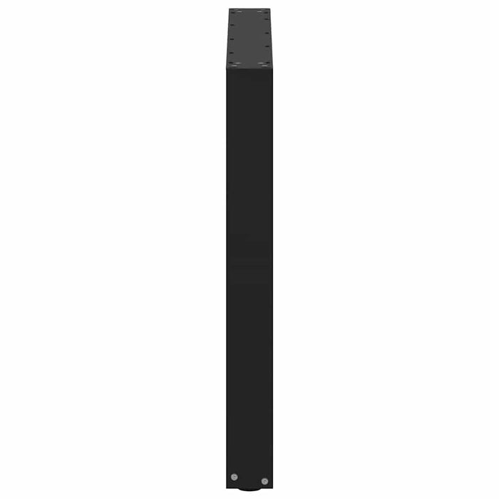 Picioare de masă în formă de U, 3 buc., negru, 80x(72-73) cm, oțel WALTI