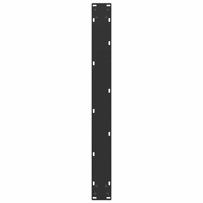 Picioare de masă în formă de U, 3 buc., negru, 80x(72-73) cm, oțel WALTI