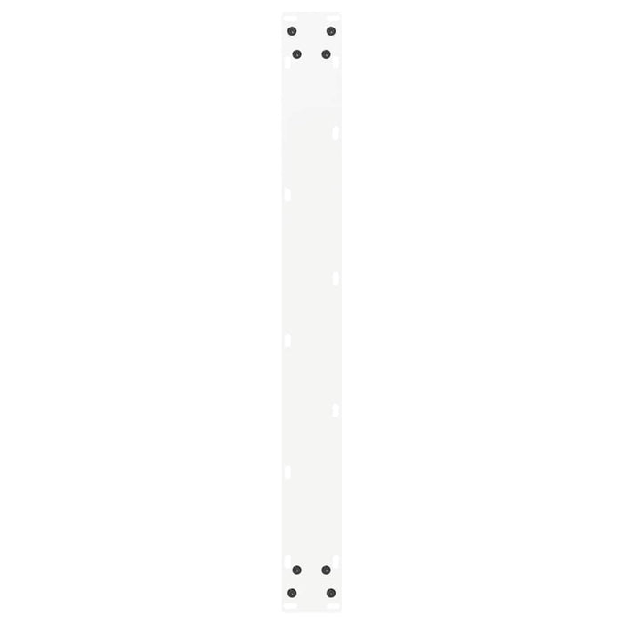 Picioare de masă în formă de U, 3 buc., alb, 80x(72-73) cm, oțel WALTI
