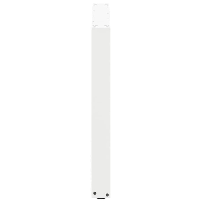 Picioare de masă în formă de U, 3 buc., alb, 90x(72-73) cm, oțel WALTI