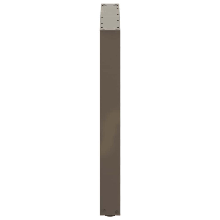 Picioare de masă în formă de U, 3 buc., oțel natural, 90x(72-73) cm WALTI