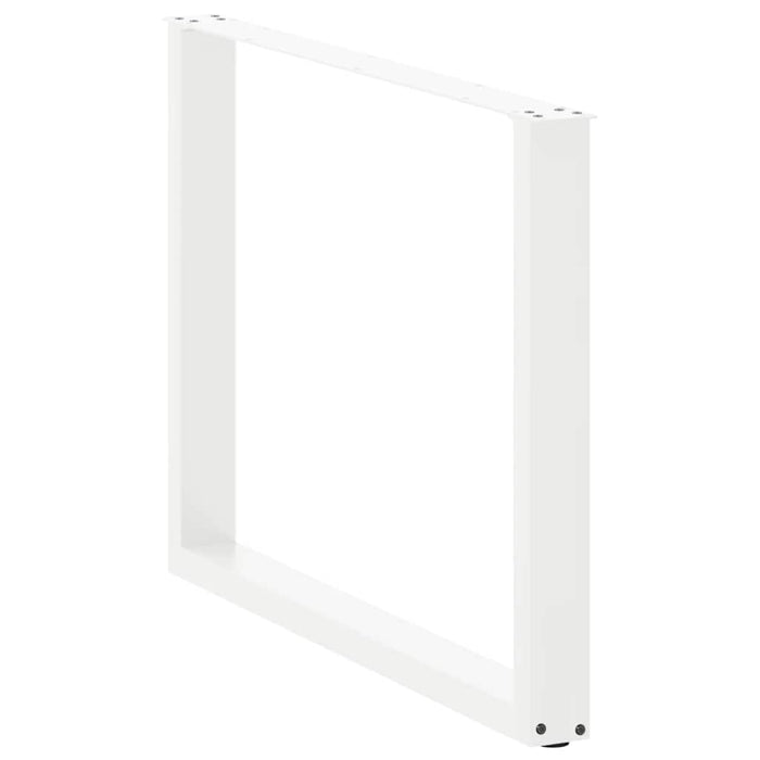 Picioare de masă în formă de U, 3 buc., alb, 100 x (72-73) cm, oțel WALTI