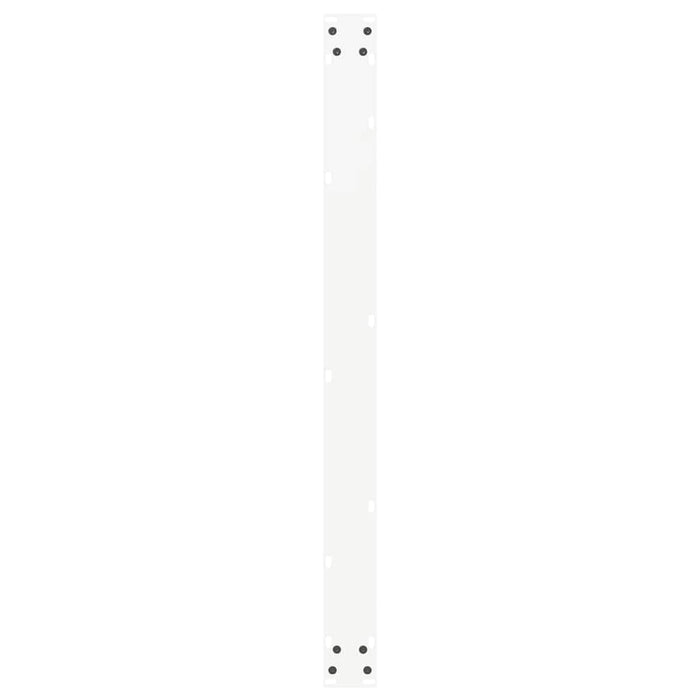 Picioare de masă în formă de U, 3 buc., alb, 100 x (72-73) cm, oțel WALTI