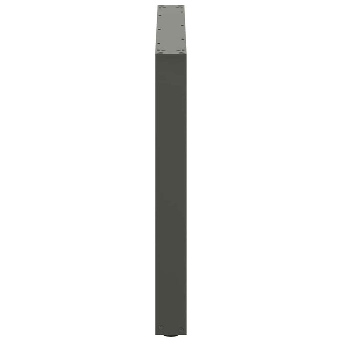 Picioare de masă în formă de U, 3 buc., antracit, 100x(72-73) cm, oțel WALTI