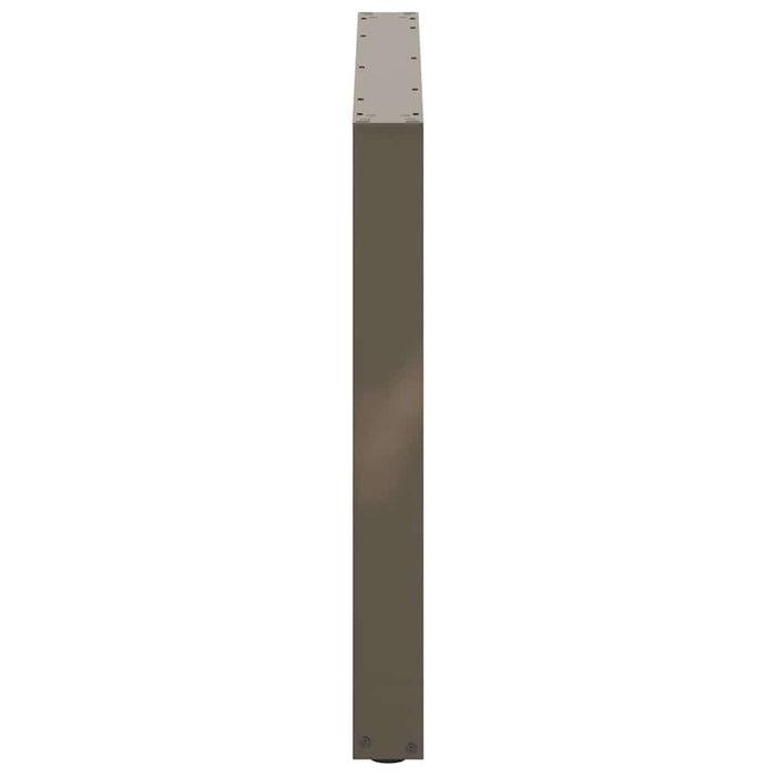Picioare de masă în formă de U, 3 buc., oțel natural, 100 x (72-73) cm WALTI