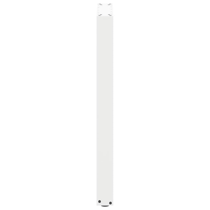 Picioare de masă de bar în formă de U, 2 buc., alb, 40x(90-91) cm, oțel WALTI