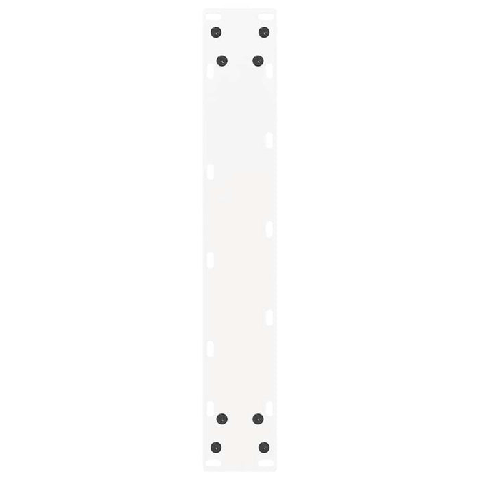 Picioare de masă de bar în formă de U, 2 buc., alb, 40x(90-91) cm, oțel WALTI