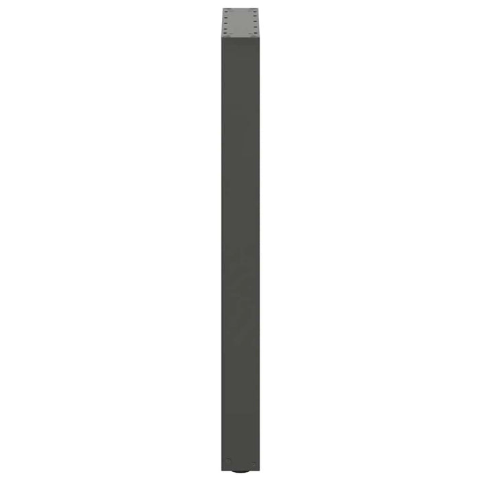 Picioare de masă de bar în formă de U, 2 buc., antracit, 40x(90-91) cm, oțel WALTI