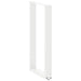 Picioare de masă de bar în formă de U, 2 buc., alb, 50x(90-91) cm, oțel - WALTI WALTI