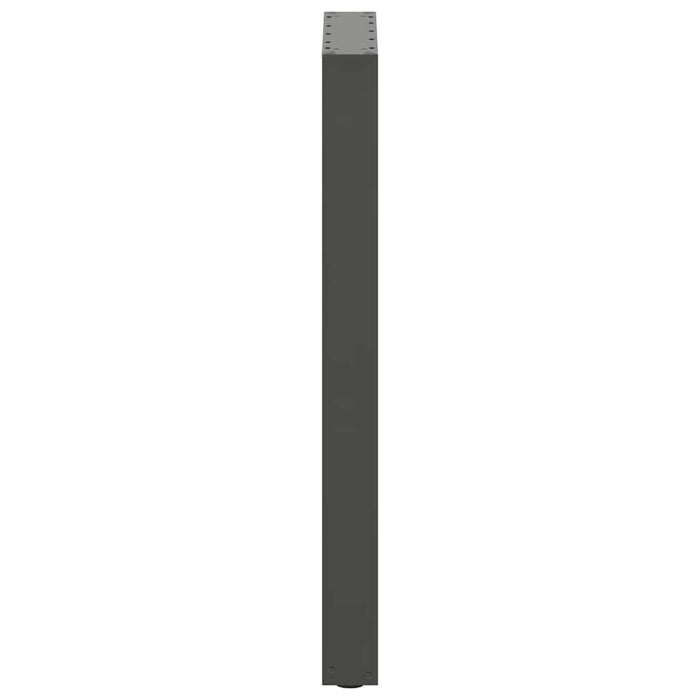 Picioare de masă de bar în formă de U, 2 buc., antracit, 50x(90-91) cm, oțel WALTI
