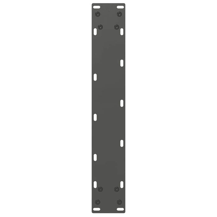Picioare de masă de bar în formă de U, 2 buc., antracit, 50x(90-91) cm, oțel WALTI