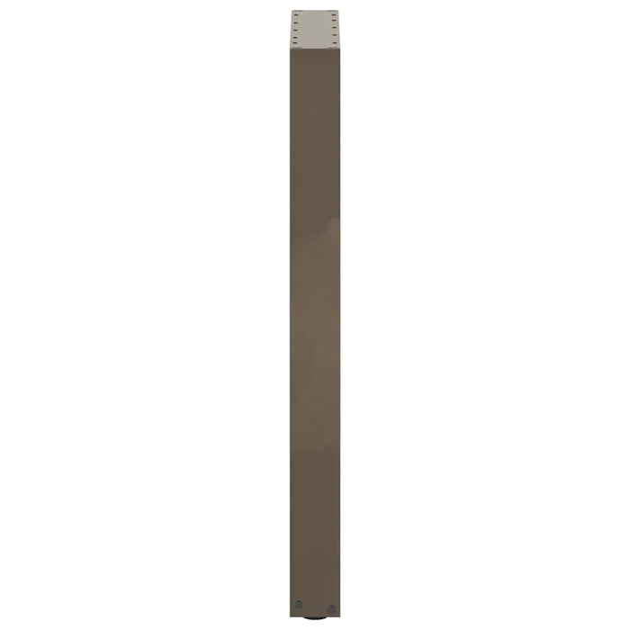 Picioare de masă de bar în formă de U, 2 buc., oțel natural, 50x(90-91) cm WALTI