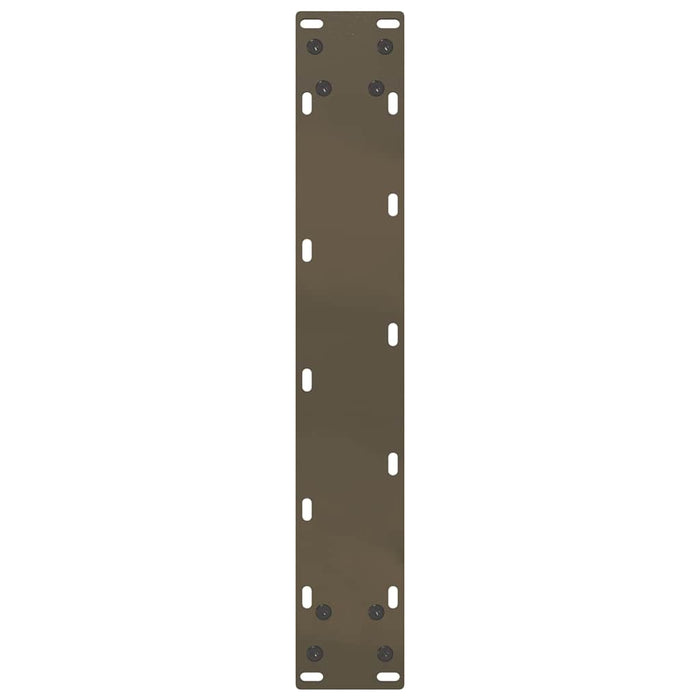 Picioare de masă de bar în formă de U, 2 buc., oțel natural, 50x(90-91) cm WALTI