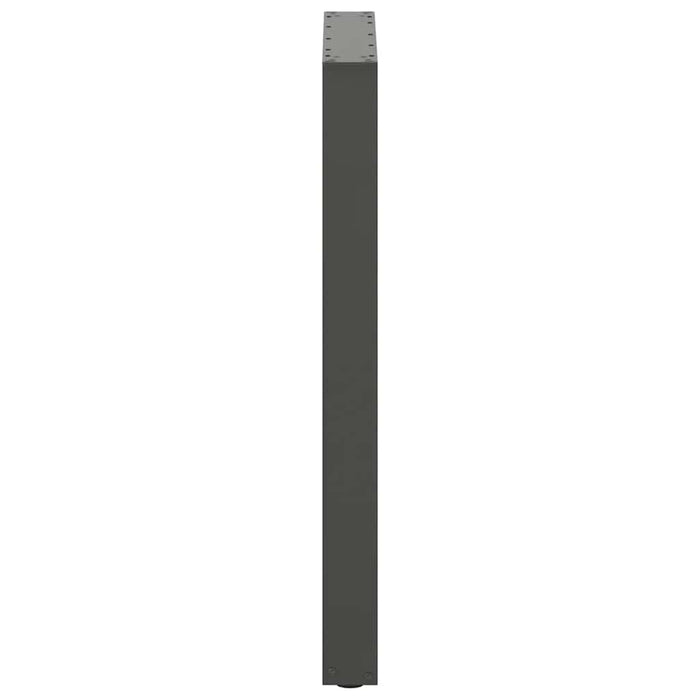 Picioare de masă de bar în formă de U, 2 buc., antracit, 60x(90-91) cm, oțel - WALTI WALTI
