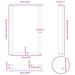 Picioare de masă de bar în formă de U, 2 buc., antracit, 60x(90-91) cm, oțel - WALTI WALTI