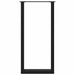 Picioare de masă de bar în formă de U, 2 buc., negru, 40x(100-101) cm, oțel - WALTI WALTI