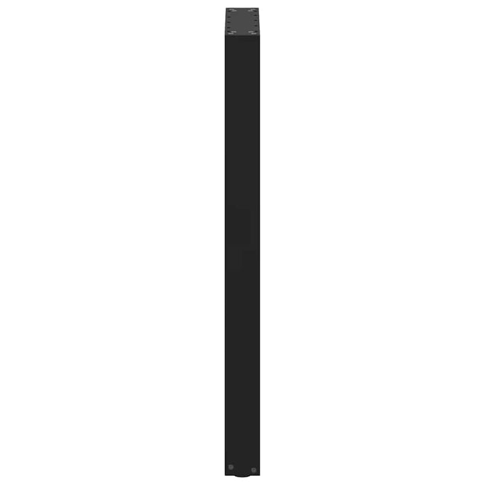 Picioare de masă de bar în formă de U, 2 buc., negru, 40x(100-101) cm, oțel - WALTI WALTI
