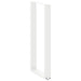 Picioare de masă de bar în formă de U, 2 buc., alb, 40 x (100-101) cm, oțel - WALTI WALTI