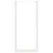 Picioare de masă de bar în formă de U, 2 buc., alb, 40 x (100-101) cm, oțel - WALTI WALTI