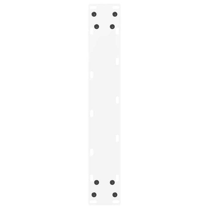 Picioare de masă de bar în formă de U, 2 buc., alb, 40 x (100-101) cm, oțel - WALTI WALTI