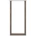 Picioare de masă de bar în formă de U, 2 buc., oțel natural, 40 x (100-101) cm - WALTI WALTI