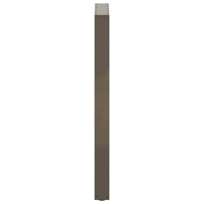 Picioare de masă de bar în formă de U, 2 buc., oțel natural, 40 x (100-101) cm - WALTI WALTI