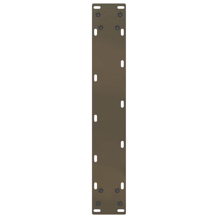 Picioare de masă de bar în formă de U, 2 buc., oțel natural, 40 x (100-101) cm - WALTI WALTI