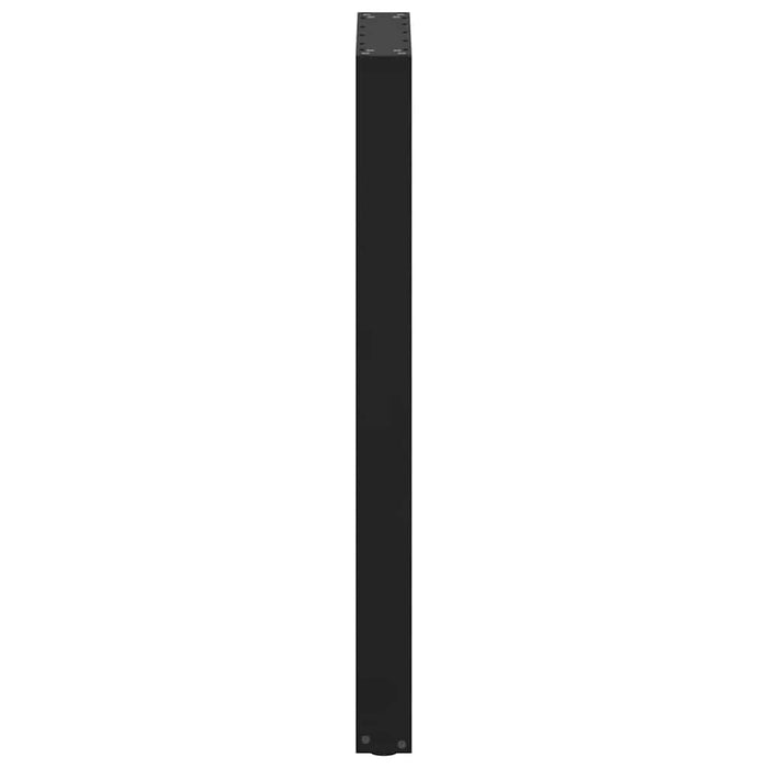 Picioare de masă de bar în formă de U, 2 buc., negru, 50x(100-101) cm, oțel - WALTI WALTI