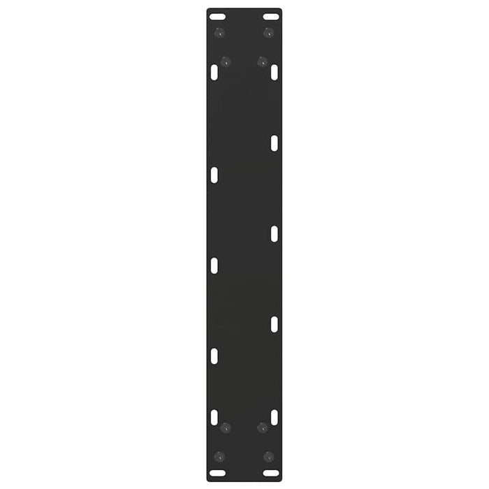 Picioare de masă de bar în formă de U, 2 buc., negru, 50x(100-101) cm, oțel - WALTI WALTI