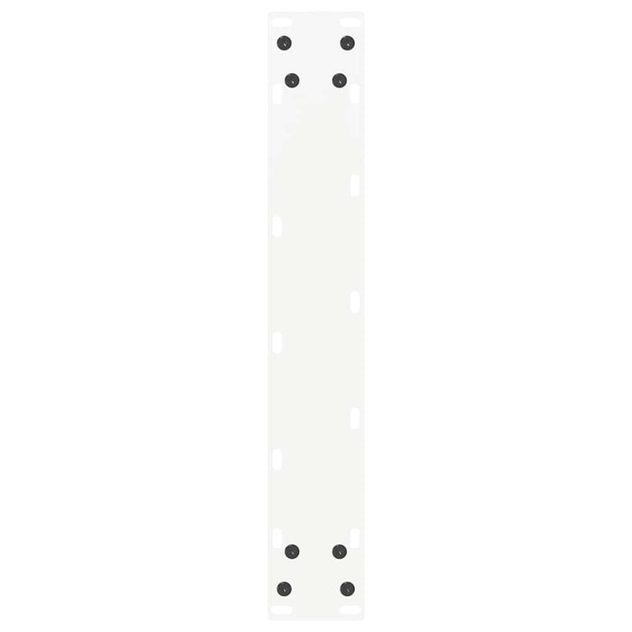 Picioare de masă de bar în formă de U, 2 buc., alb, 50x(100-101) cm, oțel - WALTI WALTI