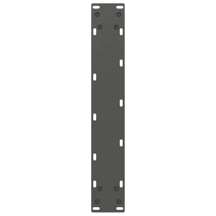 Picioare de masă de bar în formă de U, 2 buc., antracit, 50x(100-101) cm, oțel - WALTI WALTI