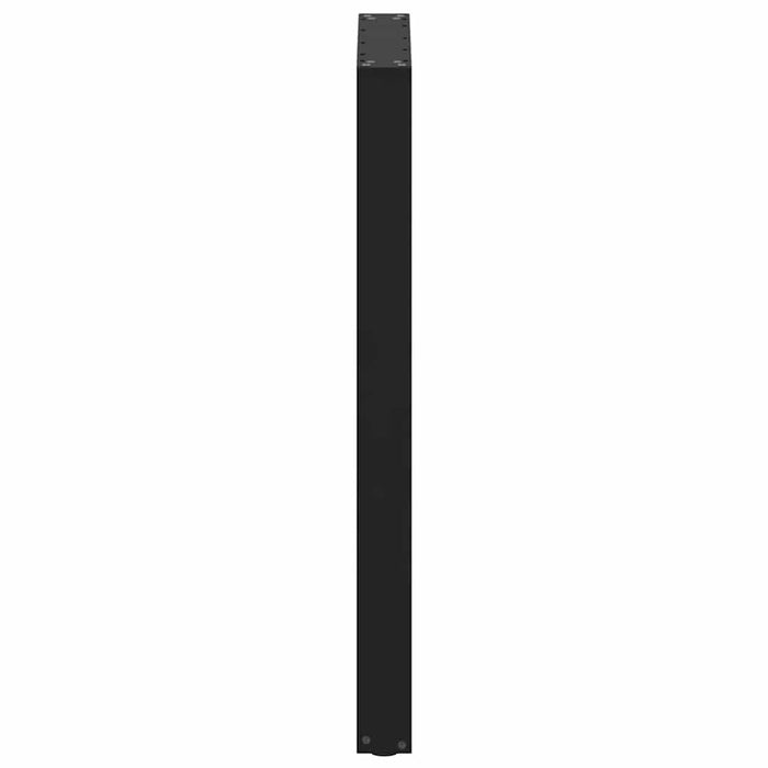 Picioare de masă de bar în formă de U, 2 buc., negru, 60 x (100-101) cm, oțel - WALTI WALTI