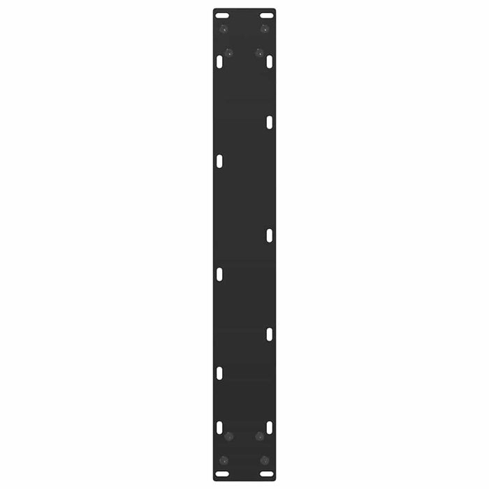 Picioare de masă de bar în formă de U, 2 buc., negru, 60 x (100-101) cm, oțel - WALTI WALTI