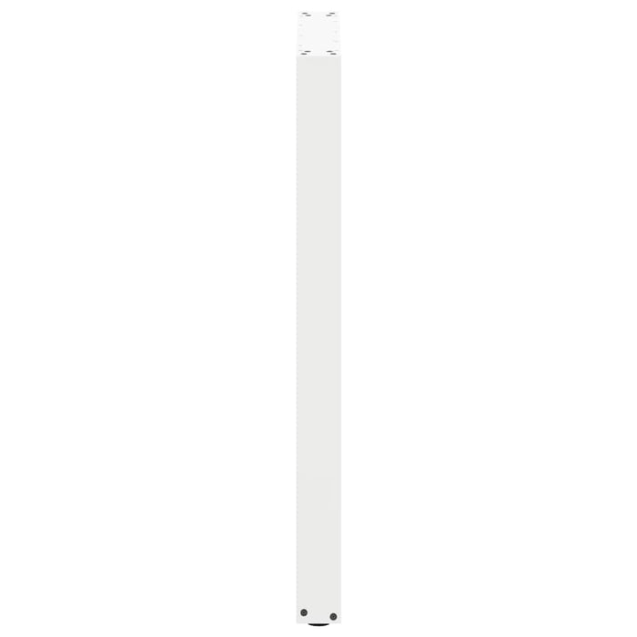 Picioare de masă de bar în formă de U, 2 buc., alb, 60 x (100-101) cm, oțel - WALTI WALTI