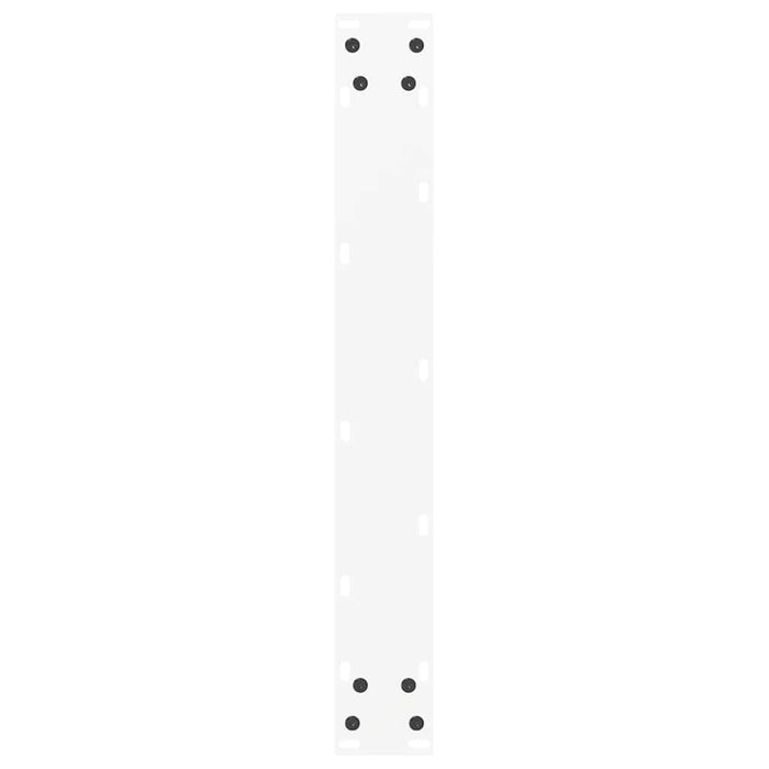 Picioare de masă de bar în formă de U, 2 buc., alb, 60 x (100-101) cm, oțel - WALTI WALTI