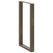 Picioare de masă de bar în formă de U, 2 buc., oțel natural, 60 x (100-101) cm - WALTI WALTI